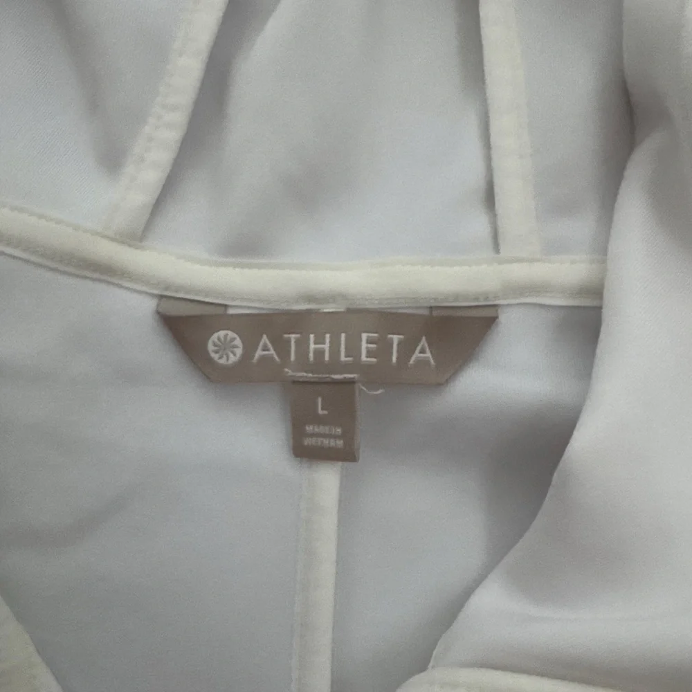 Athleta White Hooded Jacket - Picture 3 of 4